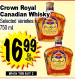 Superior Grocers Crown Royal Canadian Whisky offer