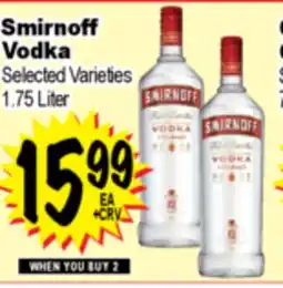 Superior Grocers Smirnoff Vodka offer