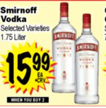 Superior Grocers Smirnoff Vodka offer