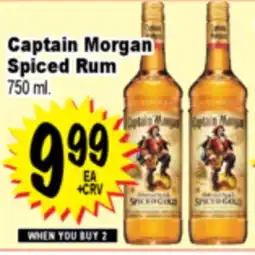 Superior Grocers Captain Morgan Spiced Rum offer