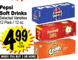 Superior Grocers Pepsi Soft Drinks offer