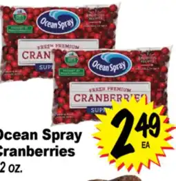 Superior Grocers Ocean Spray Cranberries offer