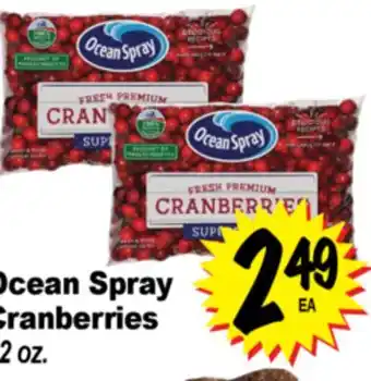 Superior Grocers Ocean Spray Cranberries offer