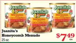 Superior Grocers Juanita's Honeycomb Menudo offer