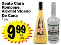 Superior Grocers Santa Clara Rompope, Alcohol Vicario De Cana offer