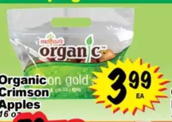 Superior Grocers Organic Crimson Apples offer