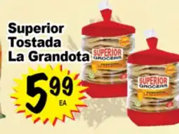 Superior Grocers Superior Tostada La Grandota offer