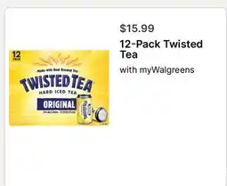 Walgreens 12-Pack Twisted Tea offer