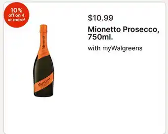 Walgreens Mionetto Prosecco offer