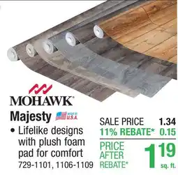 Menards Mohawk Majesty offer