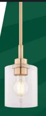Menards 1-Light Pendant offer