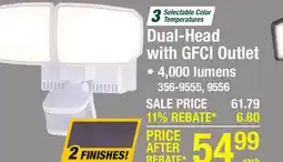 Menards Dual-Head with GFCI Outlet offer