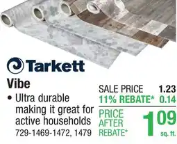 Menards Tarkett Vibe offer