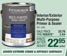 Menards Interior/Exterior Multi-Purpose Primer & Sealer offer