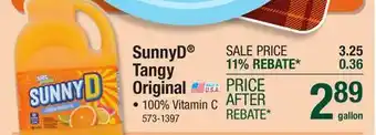 Menards SunnyD Tangy Original offer