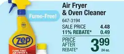 Menards Air Fryer & Oven Cleaner offer