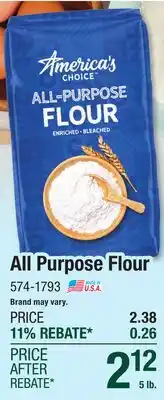 Menards All Purpose Flour offer