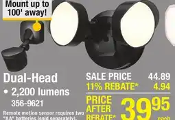 Menards Dual-Head offer