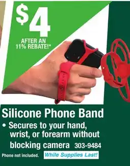 Menards Silicone Phone Band offer