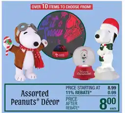 Menards Assorted Peanuts Decor offer