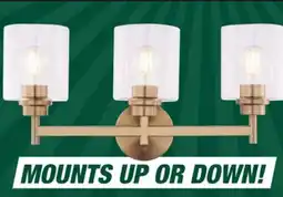 Menards 3-Light Vanity offer