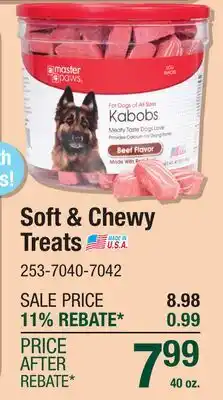 Menards Soft & Chewy Treats For Your Dog offer