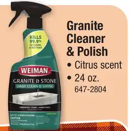 Menards Granite Cleanser & Polish offer