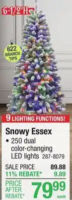 Menards Snowy Essex offer