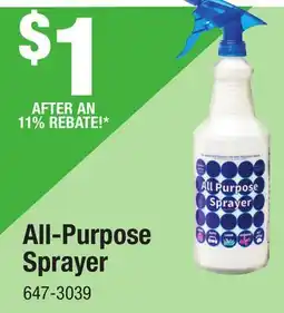Menards All-Purpose Sprayer offer