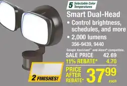 Menards Smart Dual-Head offer