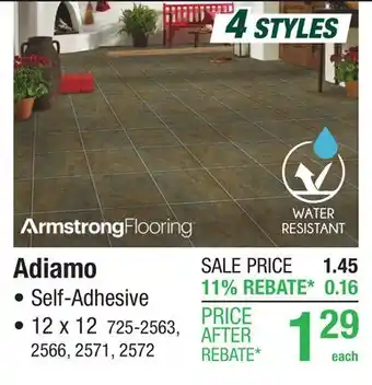 Menards Adiamo offer
