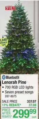 Menards Lenorah Pine offer