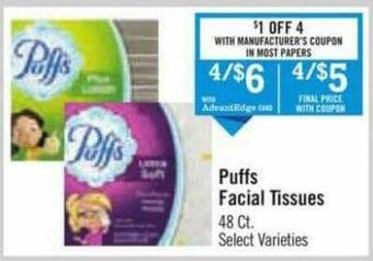 Price Chopper Puffs Facial Tissues offer