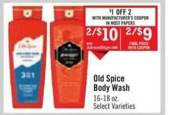 Price Chopper Old Spice Body Wash offer