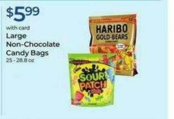 Rite Aid Large Non-chocolate Candy Bags offer