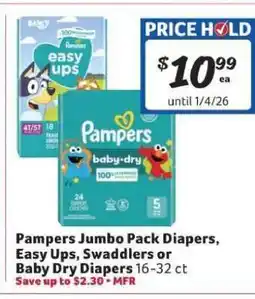 Winn Dixie Pampers Jumbo Pack Diapers offer