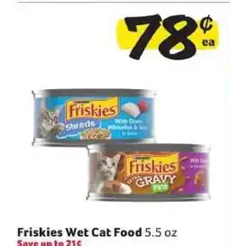 Winn Dixie Friskies Wet Cat Food offer