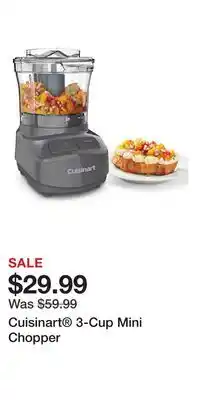 Kohl's Cuisinart 3-Cup Mini Chopper offer