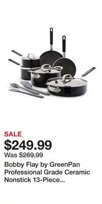 Kohl's Bobby Flay by GreenPan Professional Grade Ceramic Nonstick 13-Piece Cookware Set offer