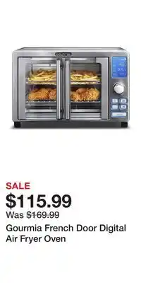 Kohl's Gourmia French Door Digital Air Fryer Oven offer
