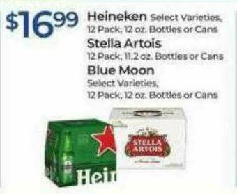 Rite Aid Heineken Stella Artois Blue Moon offer