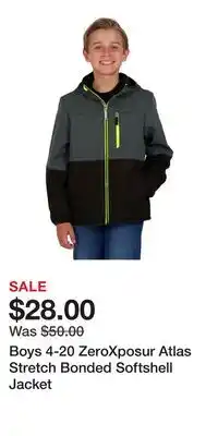 Kohl's Boys 4-20 ZeroXposur Atlas Stretch Bonded Softshell Jacket offer