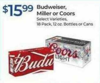 Rite Aid Budweiser Miller Or Coors offer