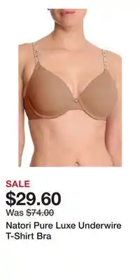 Nordstrom Natori Pure Luxe Underwire T-Shirt Bra offer