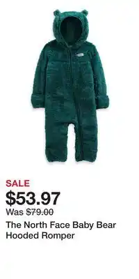 Nordstrom The North Face Baby Bear Hooded Romper offer