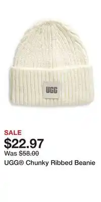 Nordstrom UGG Chunky Ribbed Beanie offer