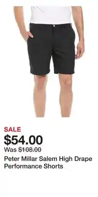 Nordstrom Peter Millar Salem High Drape Performance Shorts offer
