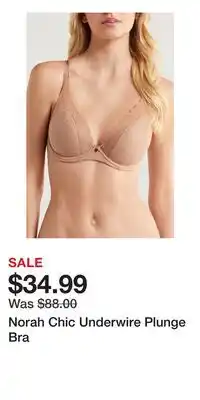 Nordstrom Norah Chic Underwire Plunge Bra offer