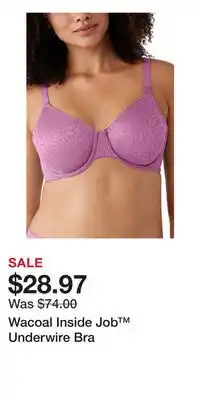 Nordstrom Wacoal Inside Job Underwire Bra offer