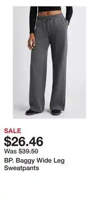 Nordstrom BP. Baggy Wide Leg Sweatpants offer